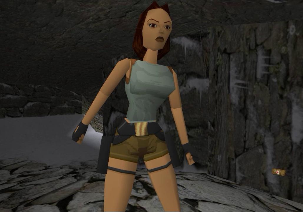 Скриншот из игры "Tomb Raider"