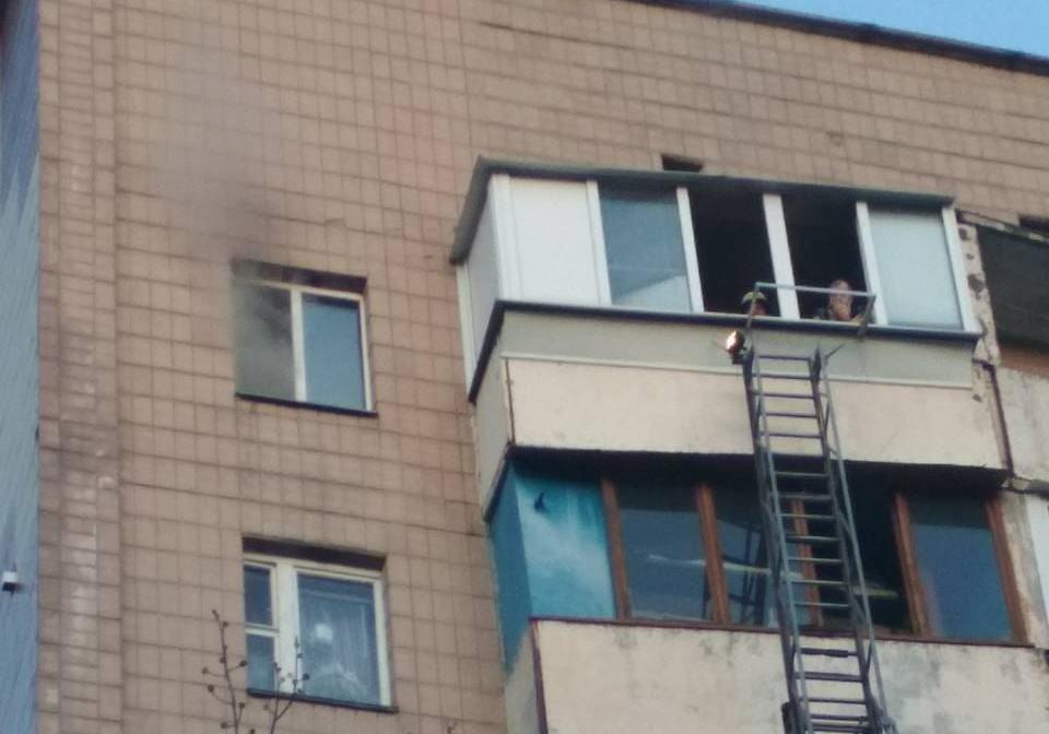 Новость - События - В Киеве горела квартира в девятиэтажке