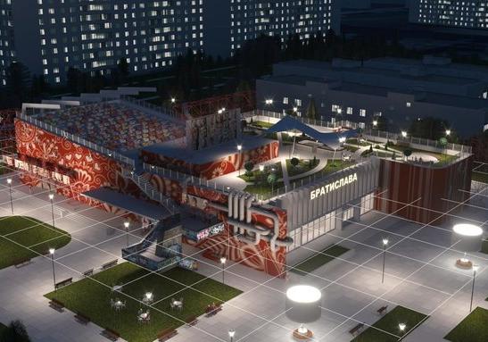 Новость - События - С садами на крыше: как будет выглядеть кинотеатр Братислава в Киеве после реконструкции