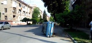 Ничего необычного: в Александровском районе перевернули машину