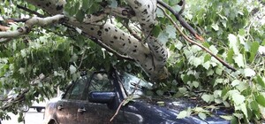 Ураган в Крыму: бессильны даже Мерседесы