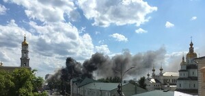 Откуда дым: в центре Харькова загорелся памятник архитектуры