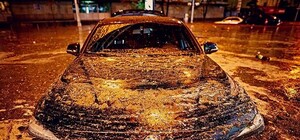 Ливень 18 августа: утонувшие автомобили на улице Эспланадной и затопленный паркинг ТЦ 