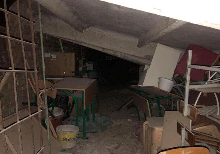 Новость - События - Обрушение школы в Броварах: в помещении установили подпорки и пустили туда учеников