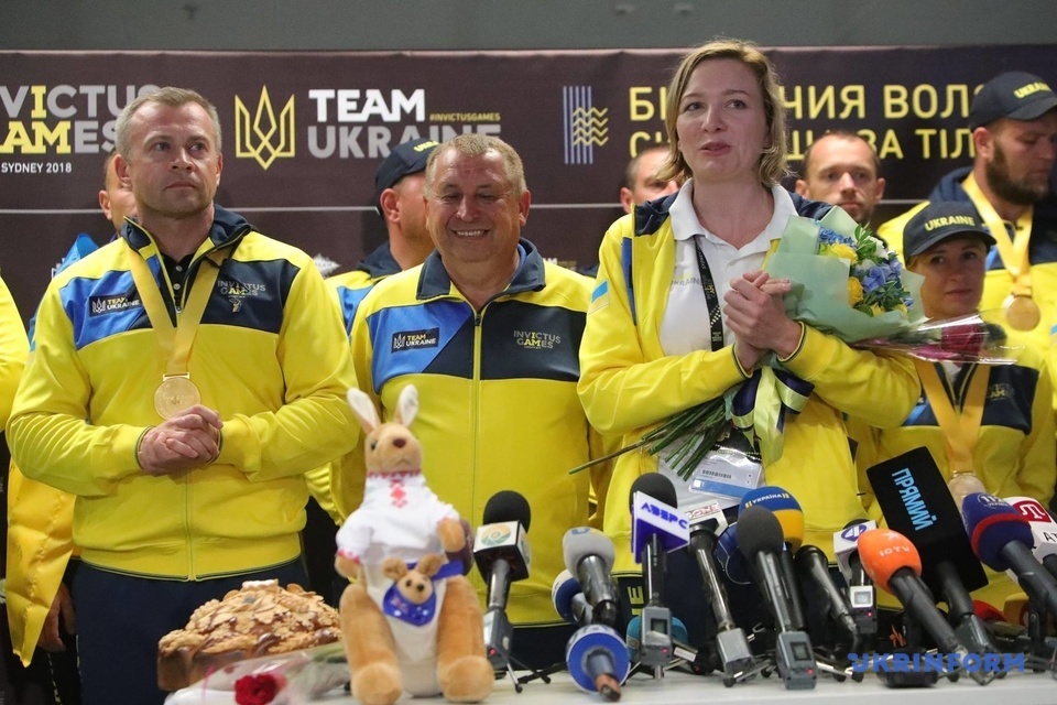 Новость - События - Национальная сборная "Игр непокоренных" вернулась в Украину с 20 медалями