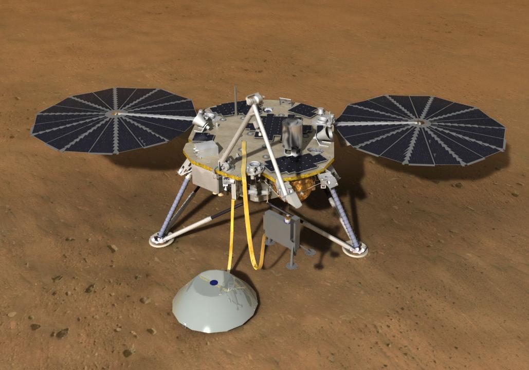 Новость - События - На Марс приземлился зонд NASA: он станет первой станцией, которая будет исследовать недра планеты