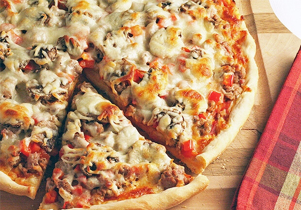 Афиша - Еда - Скидка 50% от Laveton на все меню пиццы