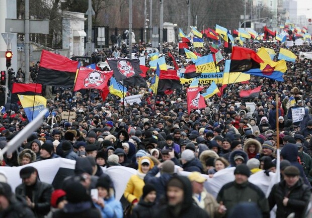 В Украине за год провели 3,4 тысячи митингов. Фото: REUTERS
