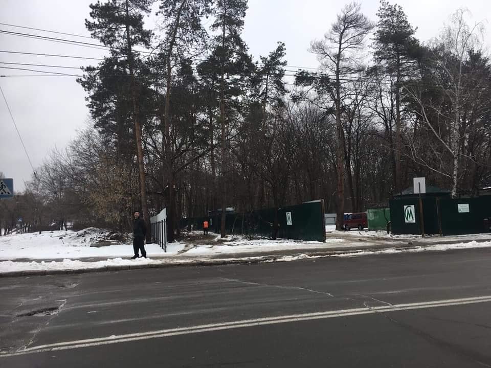 На "Сырце" подготовили площадки для строительства станции метро "Мостицкая" / Киевметробуд