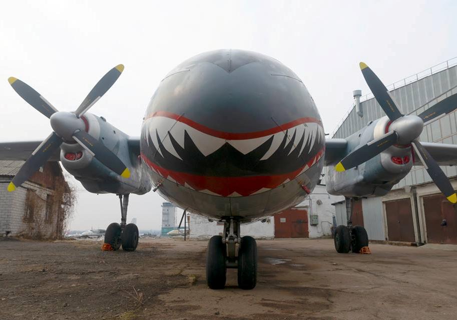 Самолет снимали для фильма "Неудержимые-3". Фото: пресс-служба аэропорта "Киев"
