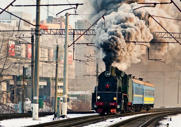 По Киеву к 8 марта будет курсировать ретропоезд. Фото: UA:News