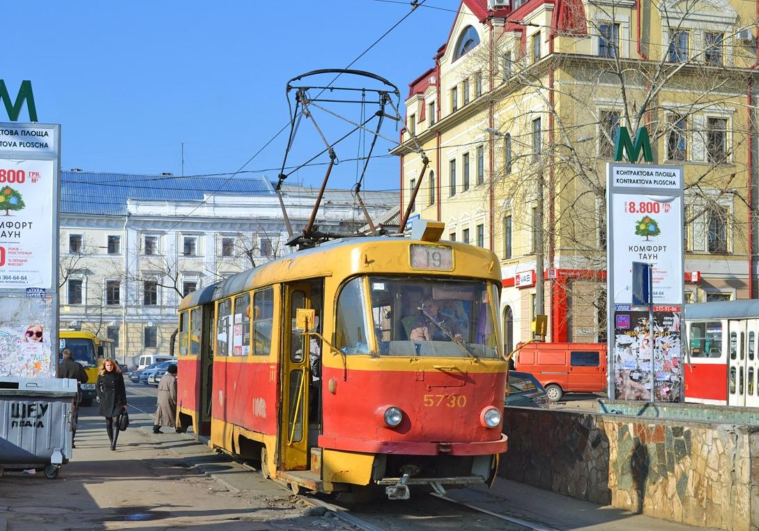 На Контрактовой площади приведут в порядок трамваи. Фото: George of 314
