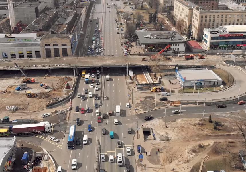 Новость - События - Видеофакт: Шулявский мост демонтируют с помощью голландского супердомкрата