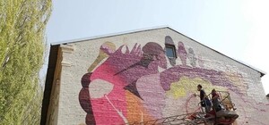 Еще два: на школах Запорожья полным ходом рисуют новые муралы