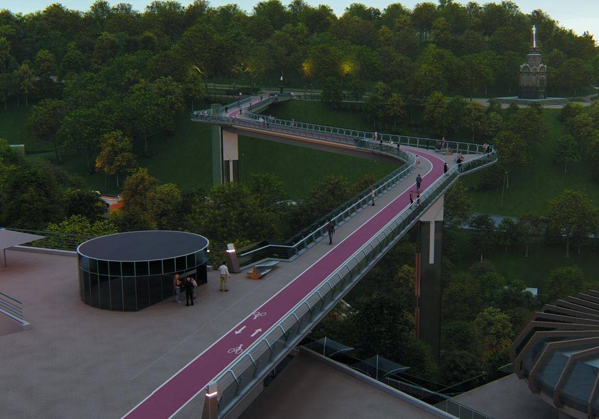 Швейцарские архитекторы заявили, что в Киеве "украли" концепцию пешеходного моста 