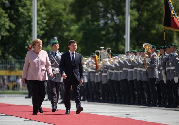 Меркель стало плохо во время встречи с Зеленским. Фото: president.gov.ua