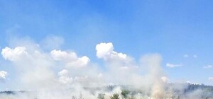 Под Полтавой горела дача: огонь тушили 10 спасателей на двух пожарных машинах