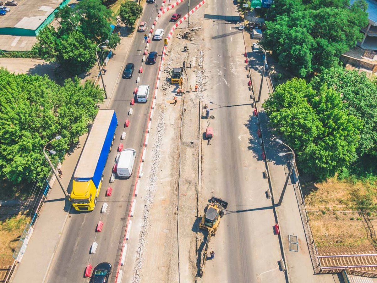 Новость - Транспорт и инфраструктура - Считай часы: когда на Борщаговском путепроводе восстановят движение автомобилей
