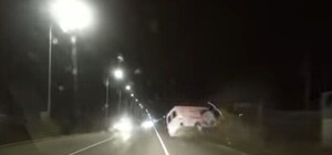 Появилось видео погони со стрельбой за пьяным водителем в Крыму