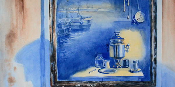 Новость - Досуг и еда - Насладись искусством: киевлян приглашают на "синюю" акварельную выставку
