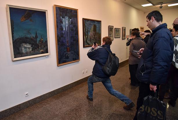 Новость - Досуг и еда - Насладись прекрасным: в Киеве открылась выставка картин города в сумерках