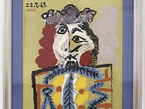 Цена на авторскую литографию Пабло Пикассо стартует с 4000 долларов. Фото kp.ua.