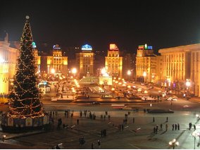 На новогоднем Майдане холодно не будет. 

Фото с сайта 24.ua