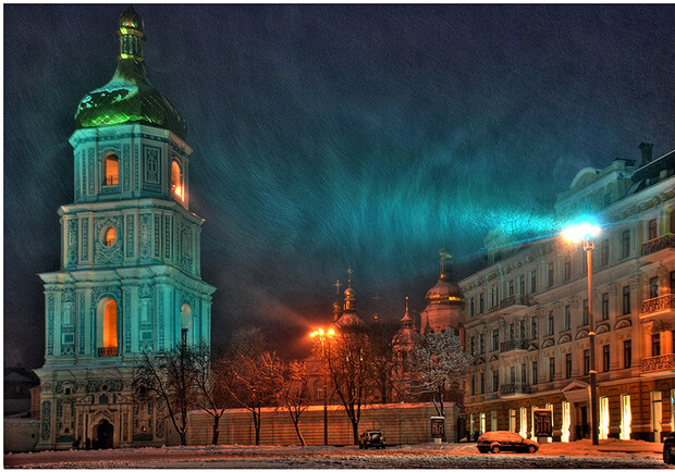Киев поздравили с Новым годом. Фото Don Quijote de la Mancha / Fotokritik.ru