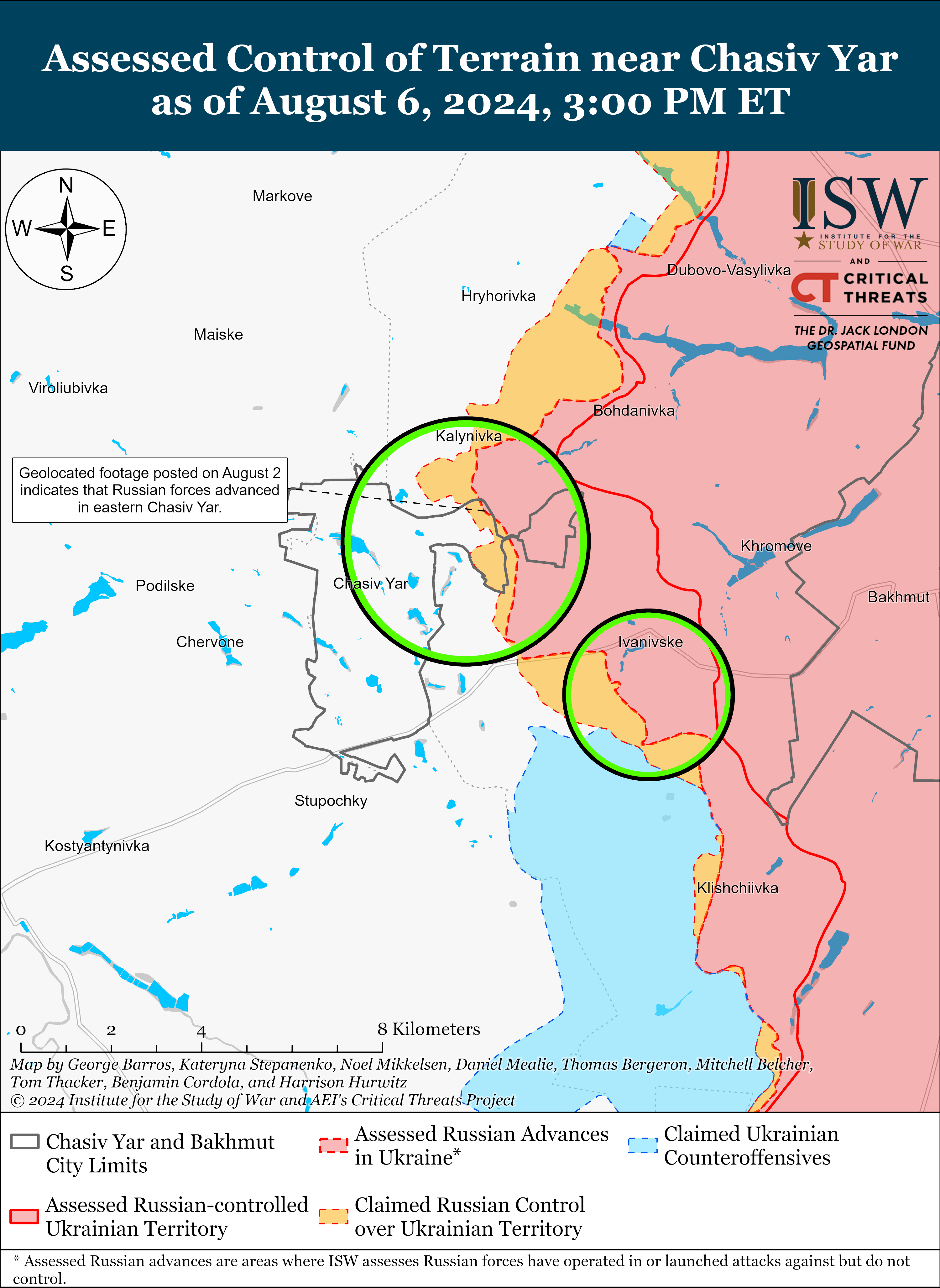 Карта бойових дій.