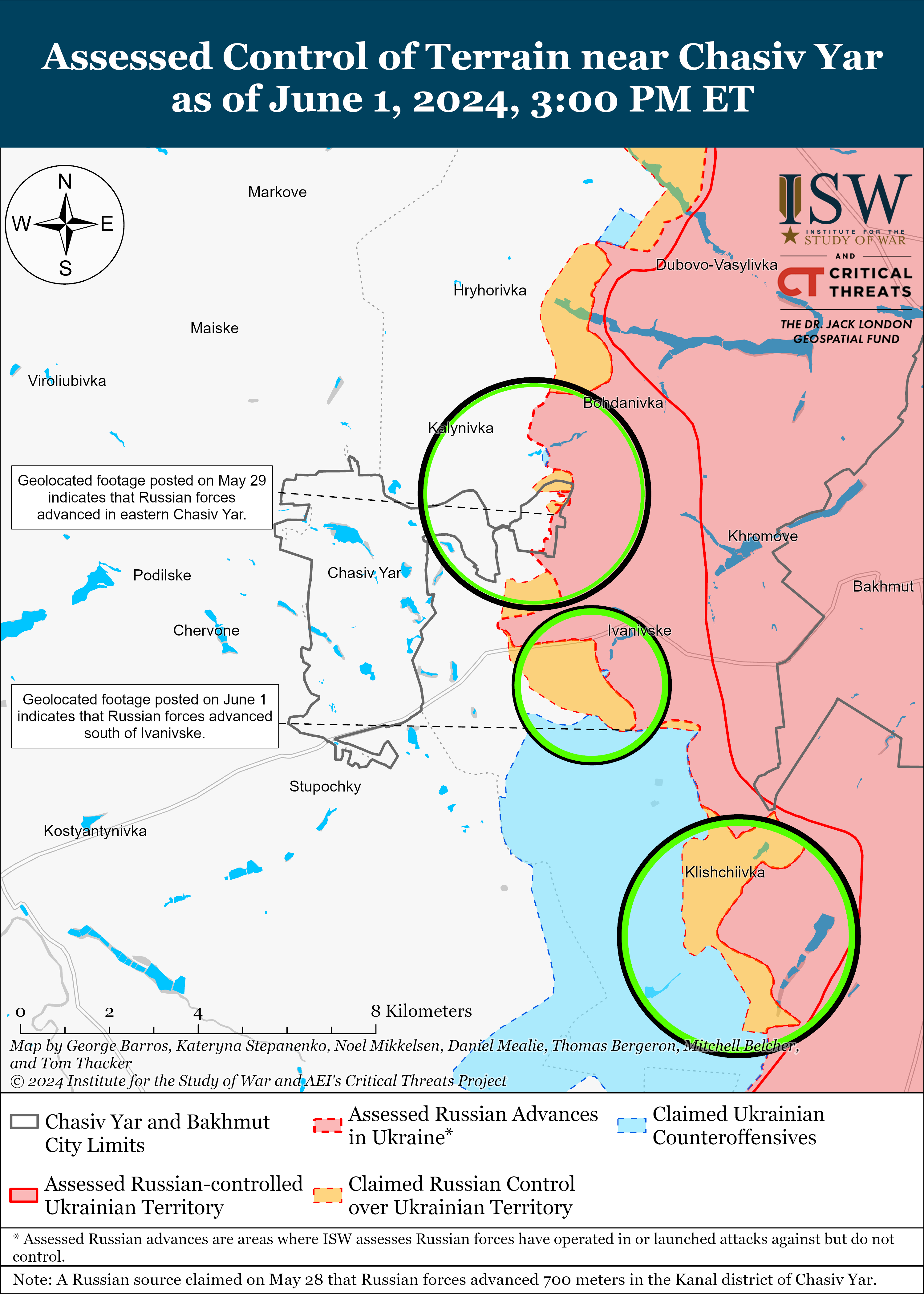 Карта бойових дій.