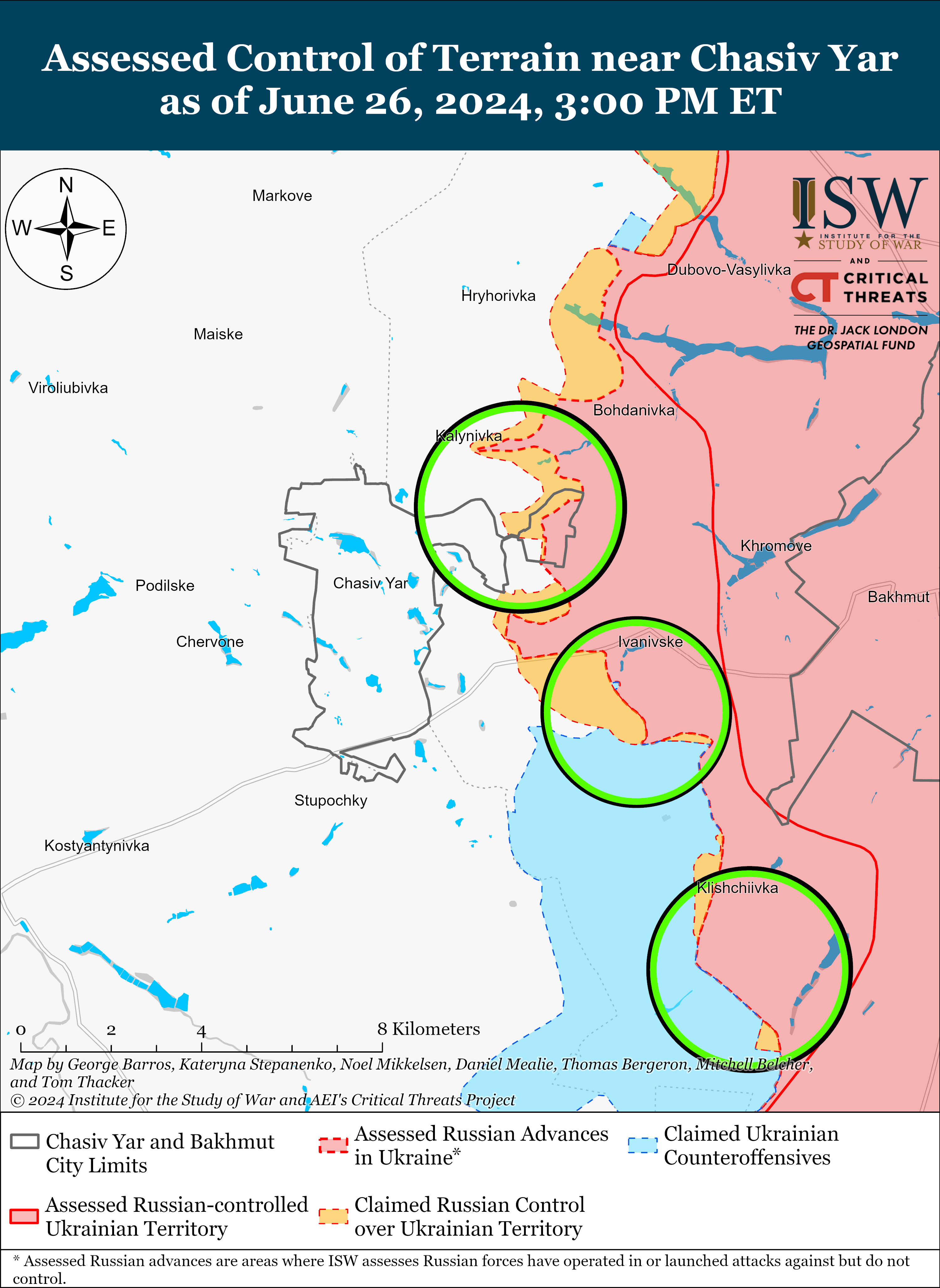 Карта бойових дій.