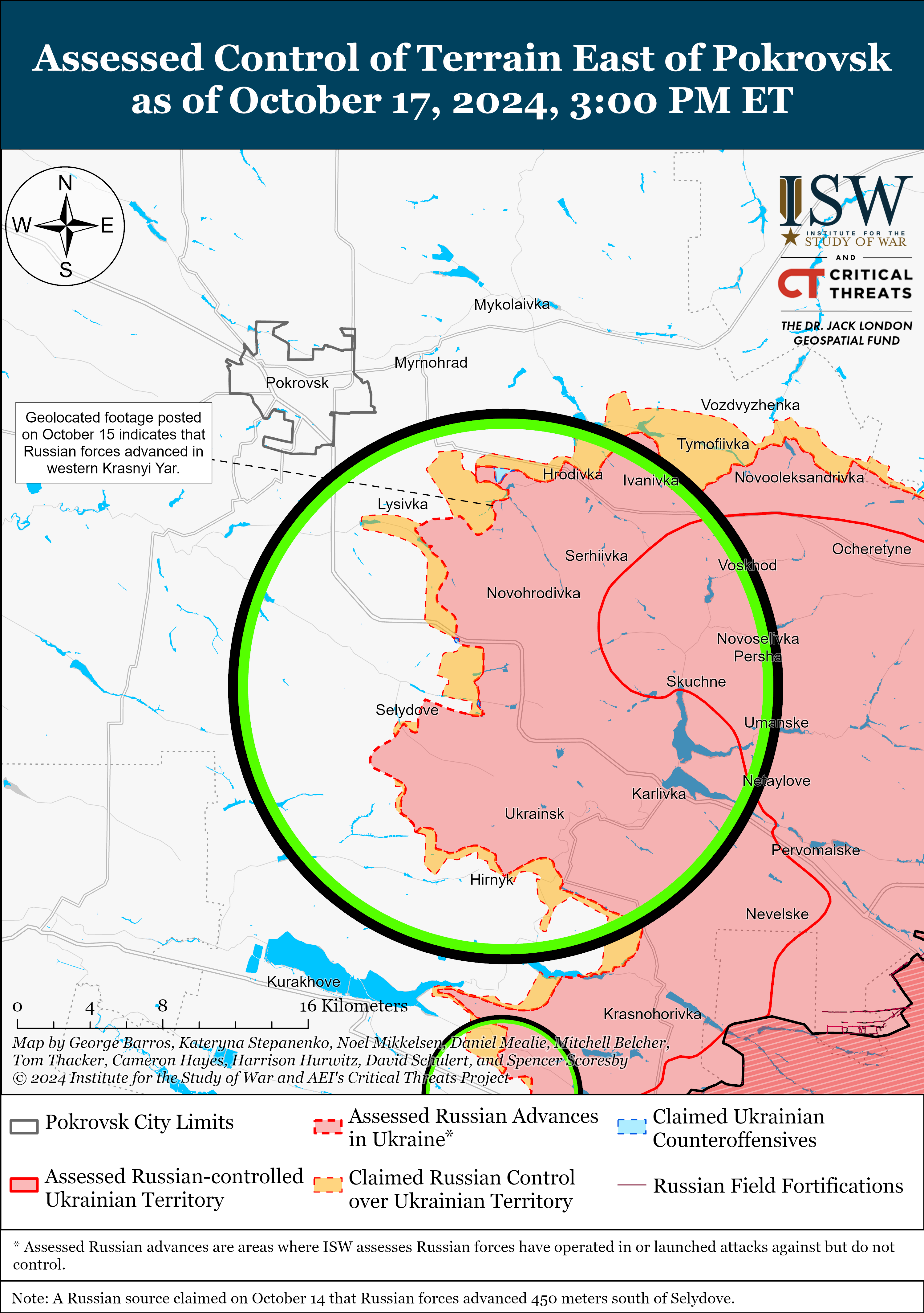 Карта боевых действий.