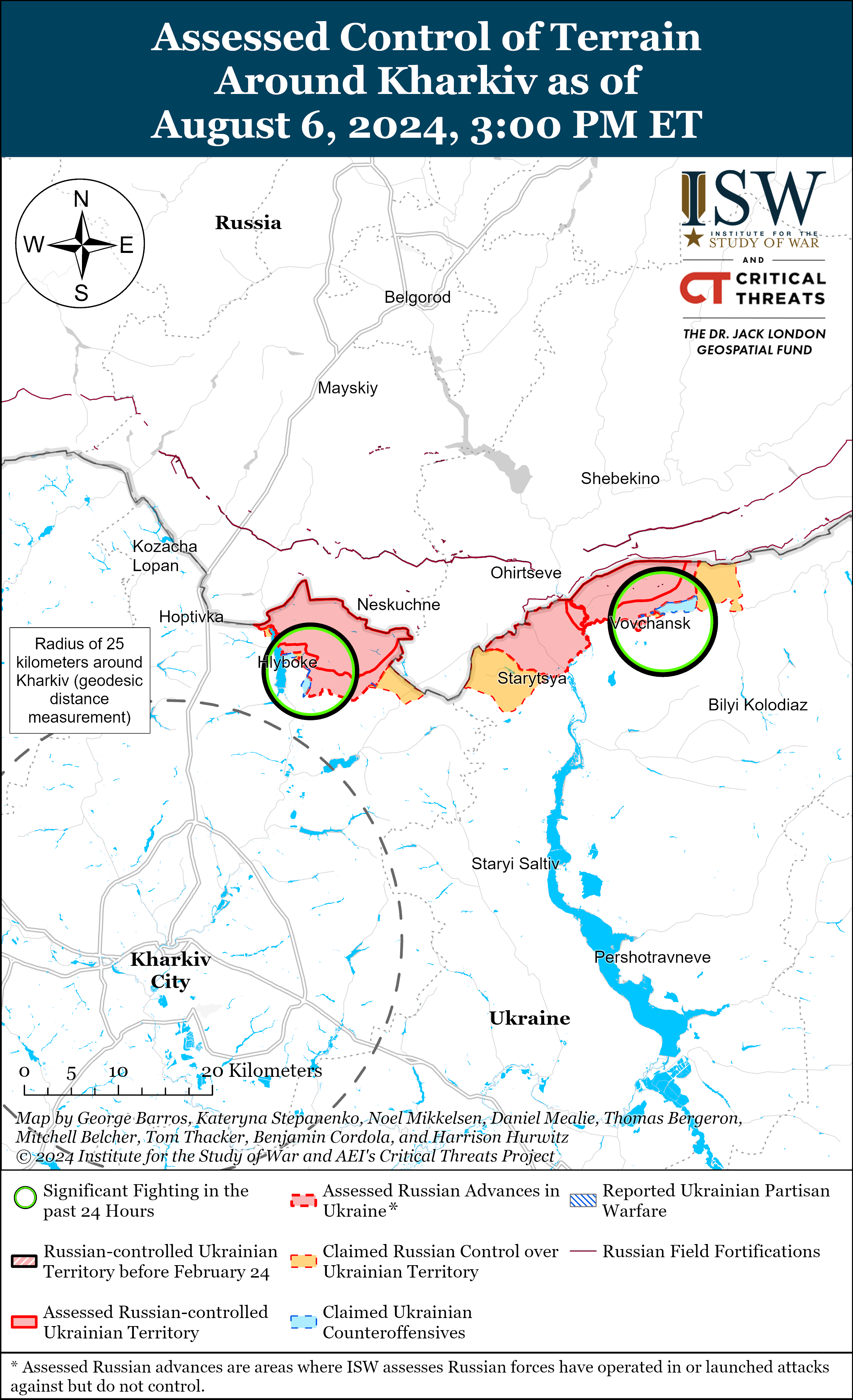 Карта бойових дій.
