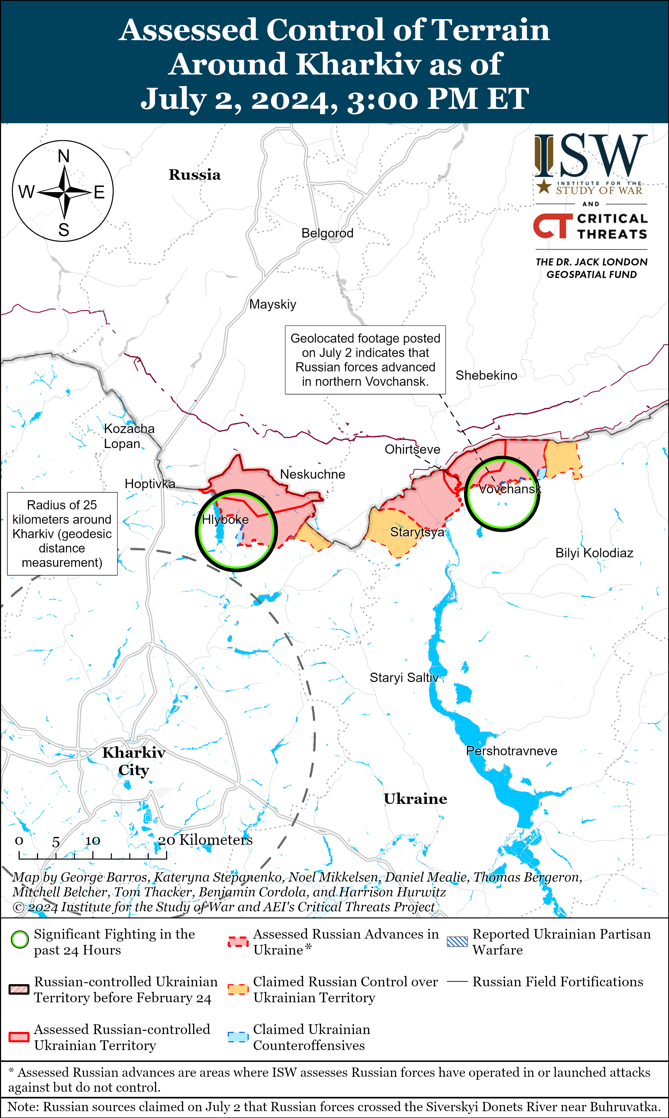 Карта боевых действий.