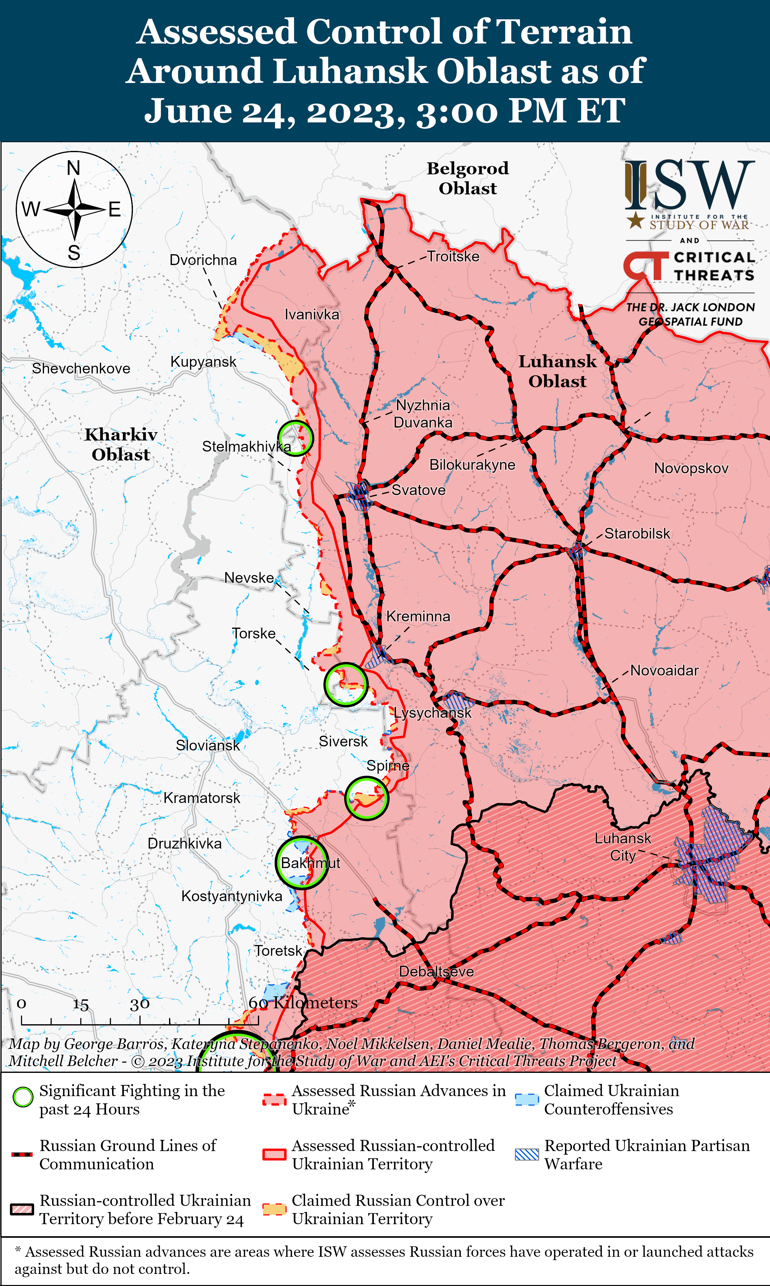 Карта бойових дій в україні