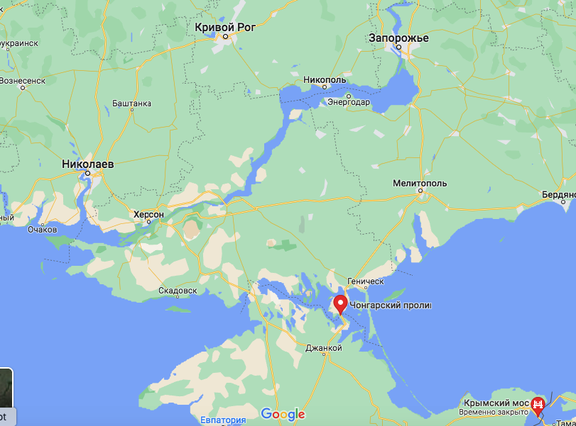 Где находится Чонгарский мост