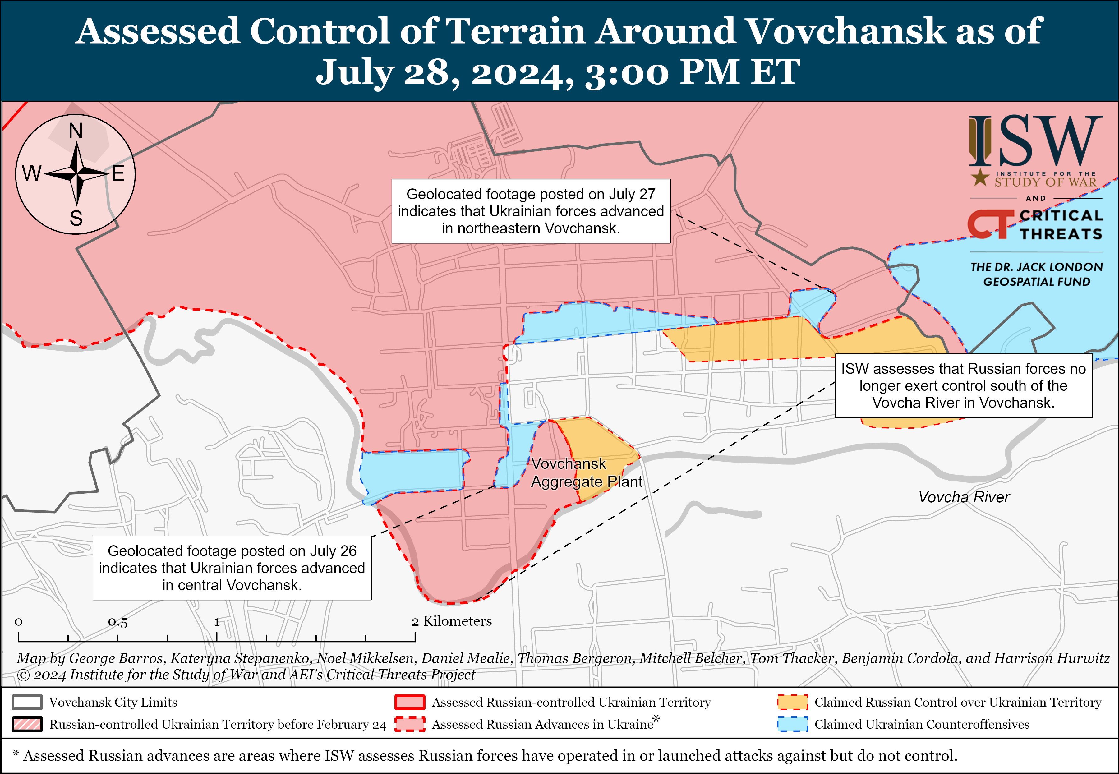 Карта боевых действий.