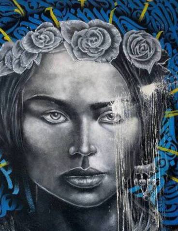 Поліція знайшла чоловіка, який облив фарбою патріотичний мурал у Бучі -