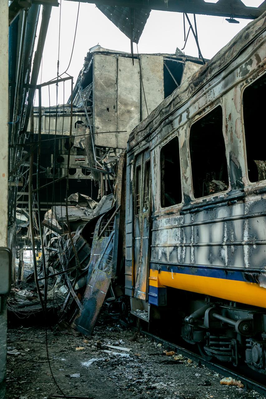 Последствия атаки по Фастову -