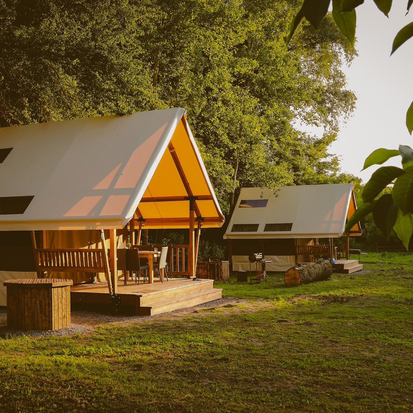 Вариант, как может выглядеть глемпинг.