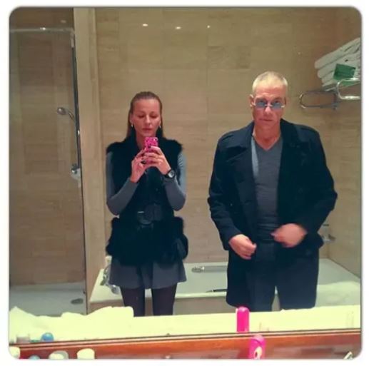 Алена Коверина с Жан-Клодом Ван Даммом. Фото: Обозреватель