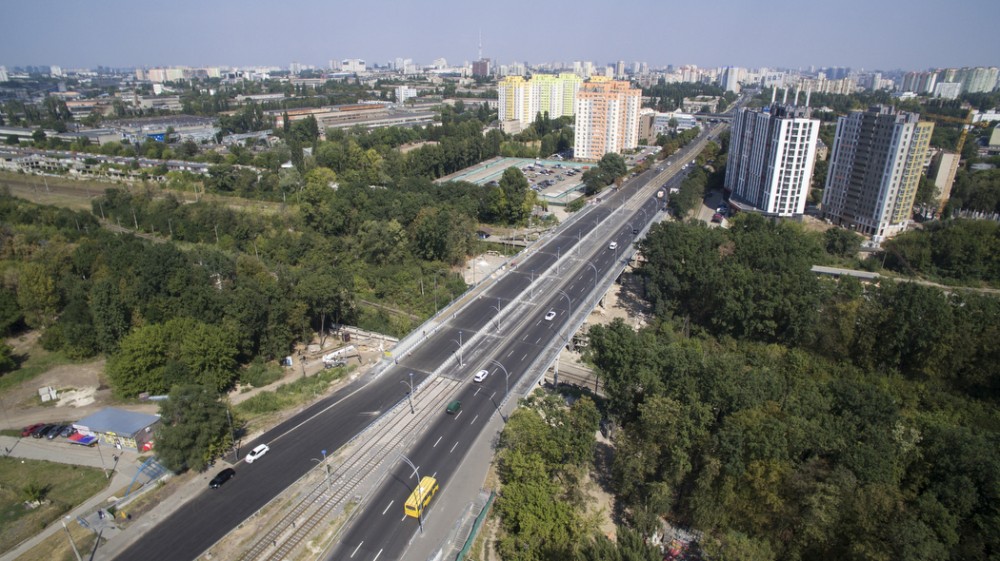 Борщаговский путепровод открыли после ремонта. Фото: instagram.com/vitaliyklitschko