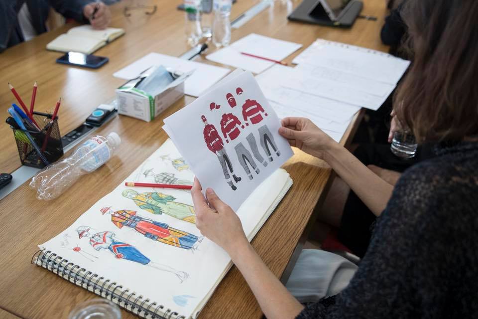 Эскизы формы; фото: Facebook