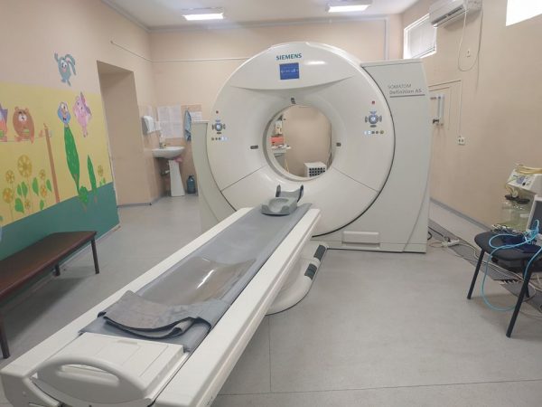 Отремонтированный томограф; фото: ohmatdyt.com.ua