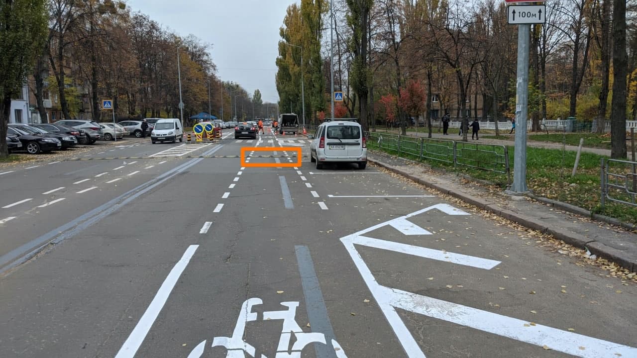 Трамплин посреди дороги. Фото: Игорь Иванов