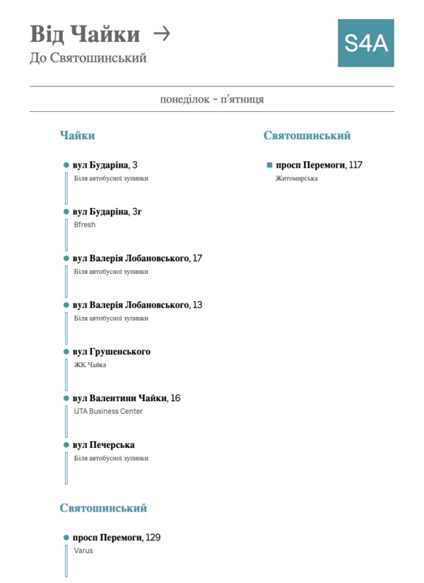 Чайки - Житомирская. Фото: Uber