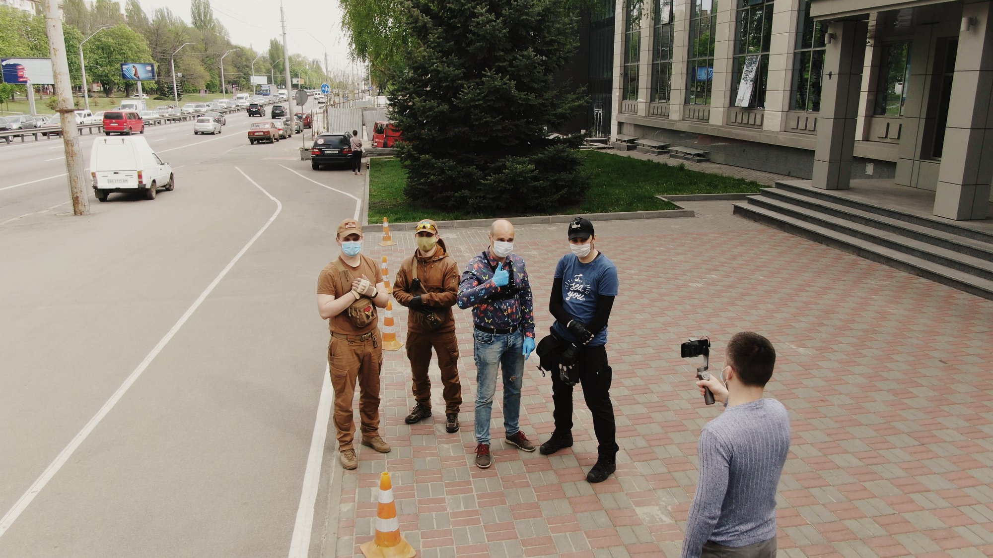 Сашко Черный на рейде "ЗупиниЛося". Фото: Сашко Черный