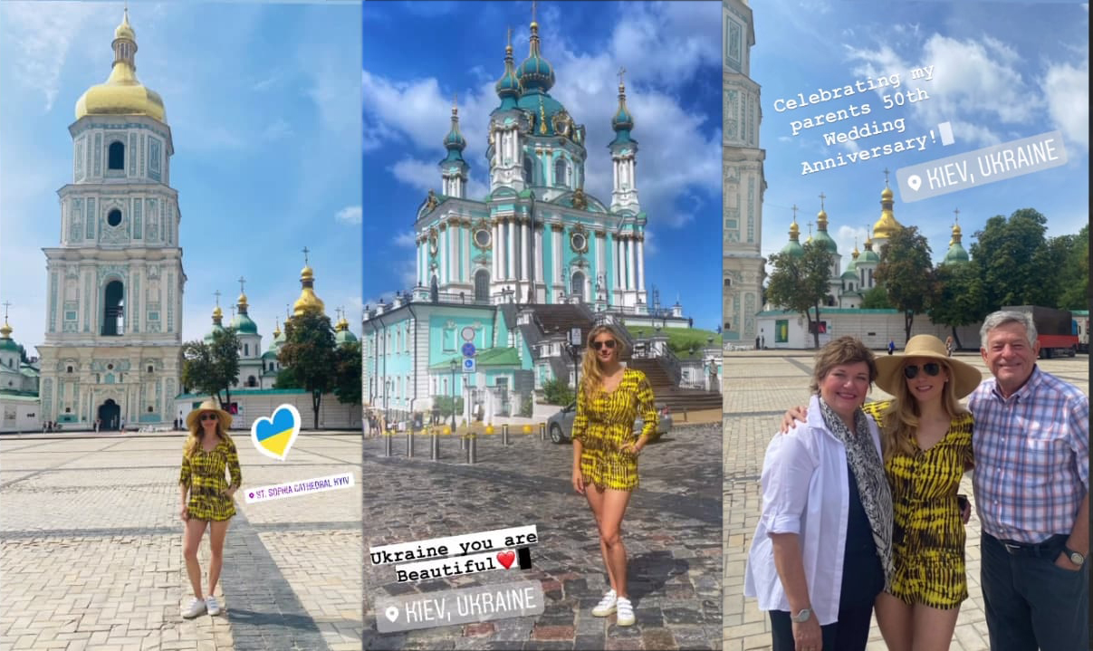 Кэтринн Винник в Киеве. instagram.com/katherynwinnick/