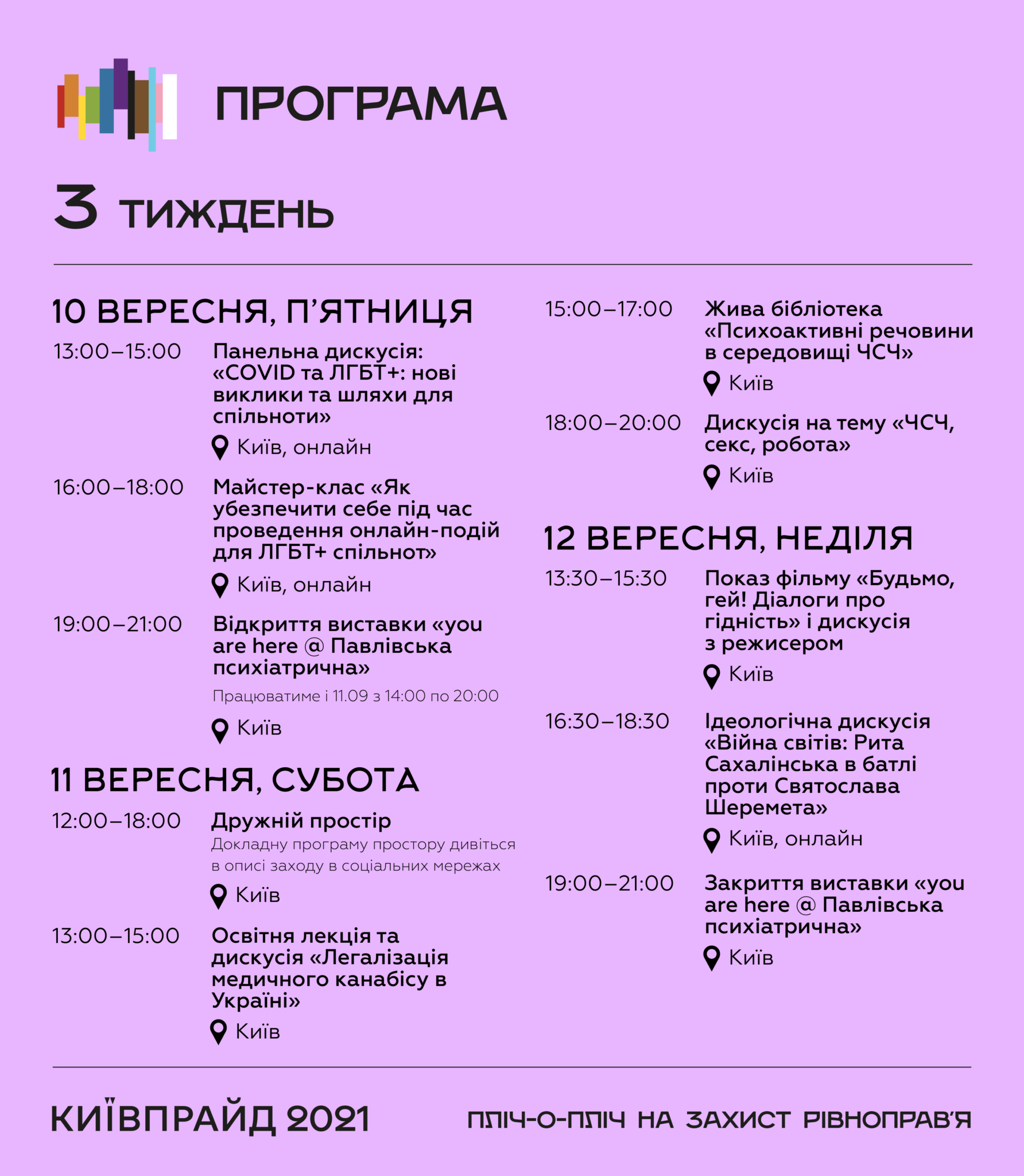 Третья неделя. Фото: kyivpride