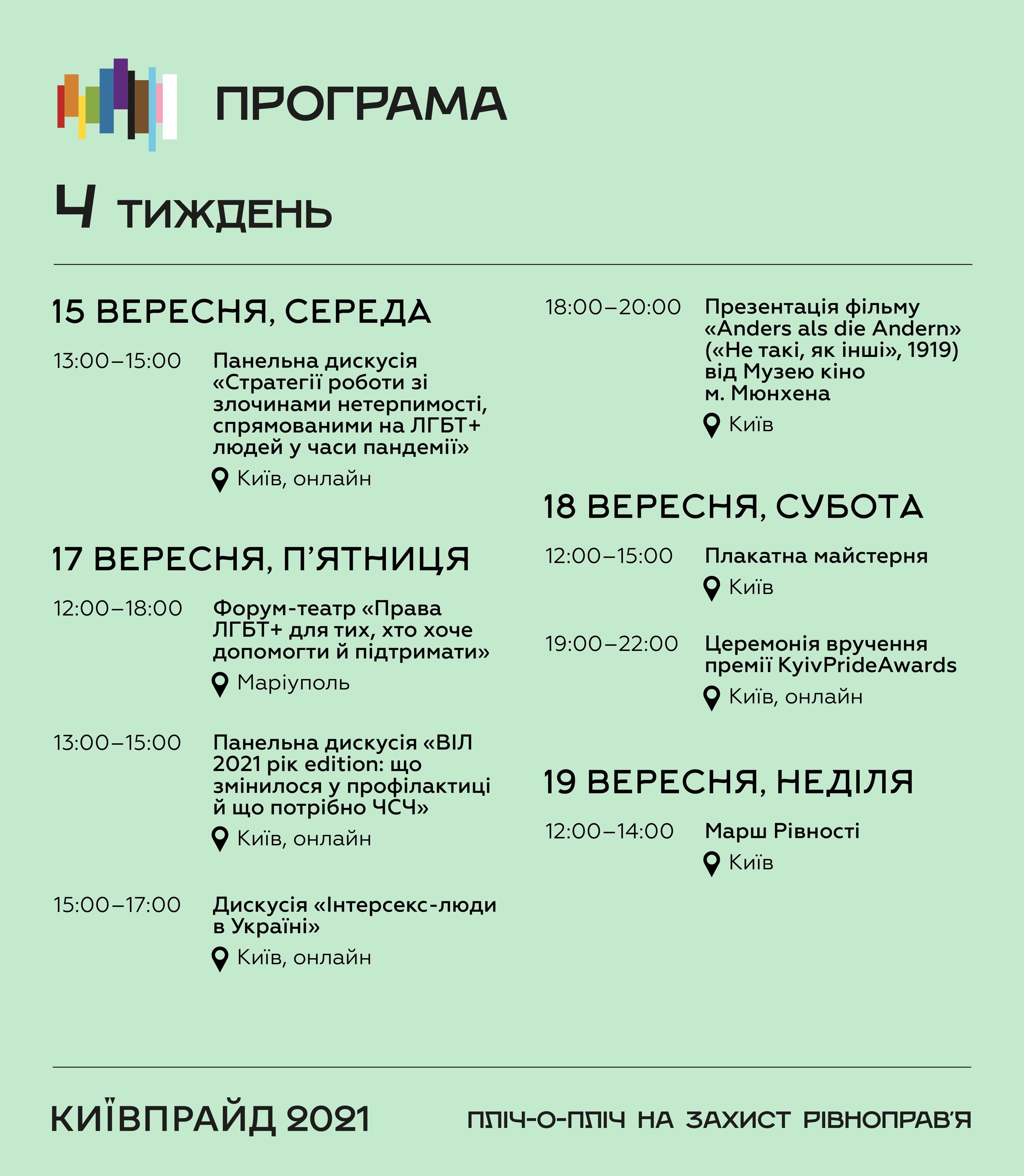 Четвертая неделя.  Фото: kyivpride